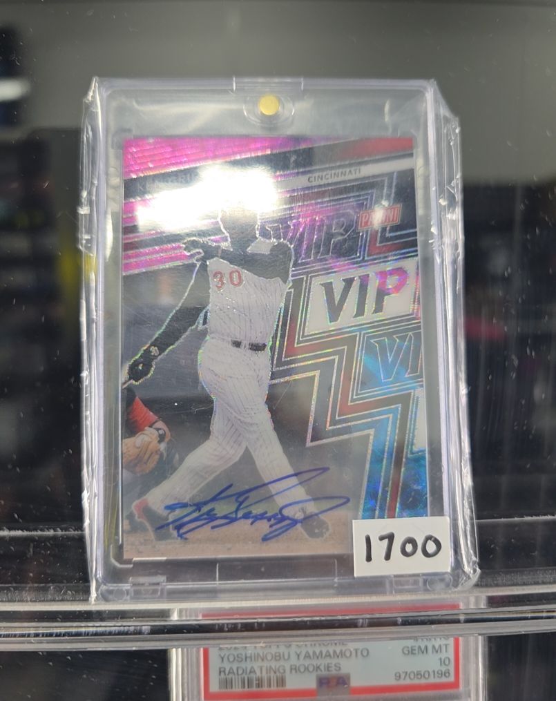 2025 Panini National VIP Silver Wave Auto #53 Ken Griffey Jr. — front