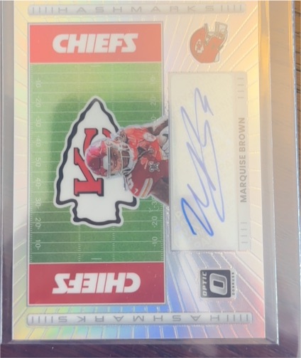 2025 Panini Donruss Optic Hashmarks #HM-MB Marquise Brown — front