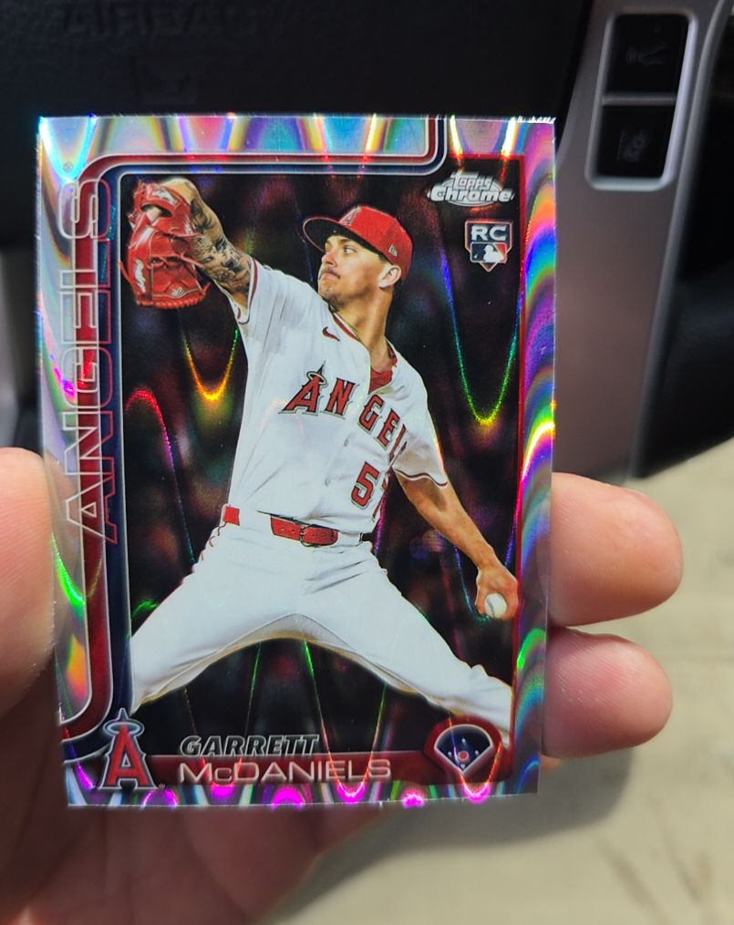 2025 Topps Chrome Update #USC20 Garrett McDaniels — front