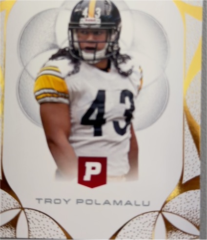 2024 Leaf Trinity #96 Troy Polamalu — front