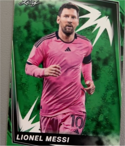 2024 Leaf Soccer #5 Lionel Messi — front