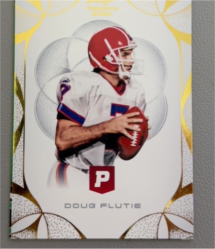 2024 Leaf Trinity Pristine Auction #30 Doug Flutie — front