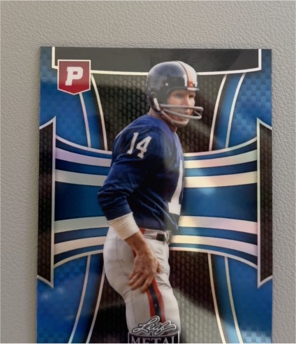 2025 Leaf Metal #536 Y.A. Tittle — front