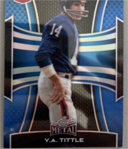 2024 Leaf Metal #unknown Y.A. Tittle — front