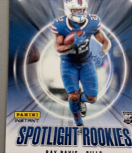 2024 Panini Instant Spotlight Rookies #10 Ray Davis — front