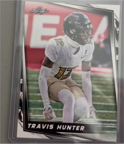 2024 Leaf #41 Travis Hunter — front
