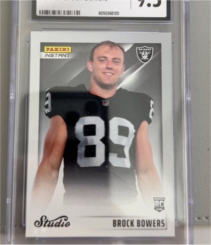 2024 Panini Instant Studio Rookies #SR-37 Brock Bowers — front