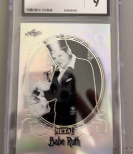 2019 Leaf Metal #12 Babe Ruth — front