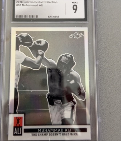 2016 Leaf Immortal Collection #06 Muhammad Ali — front