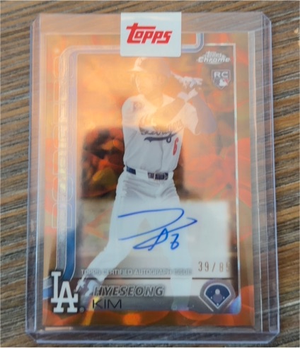 2025 Topps Chrome #RA-HYE Hyeseong Kim — front