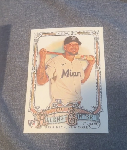 2025 Topps Allen & Ginter #300 Victor Mesa Jr — front