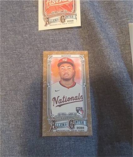 2025 Topps Allen & Ginter #101 James Wood — front