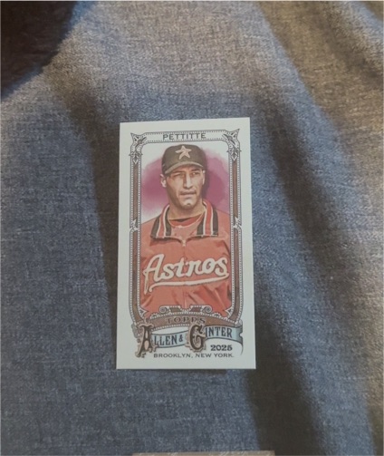 2025 Topps Allen & Ginter #185 Andy Pettitte — front