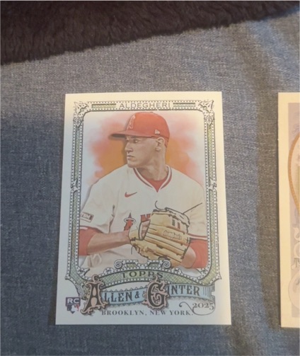2025 Topps Allen & Ginter #240 Sam Aldegheri — front