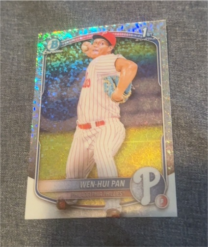 2025 Bowman Chrome #BCP-6 Wen-Hui Pan — front