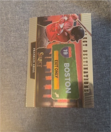 2025 Panini Select #25 Franklin Arias Select Destinations Boston Red Sox — front