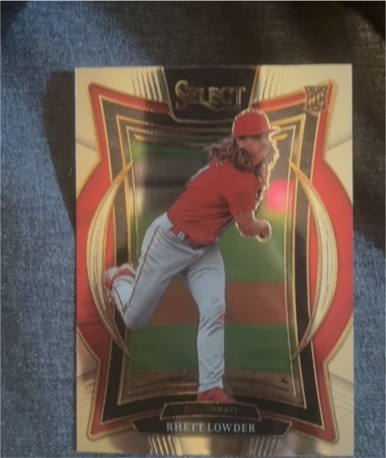 2025 Panini Select #59 Rhett Lowder Rookie Concourse Cincinnati Reds — front