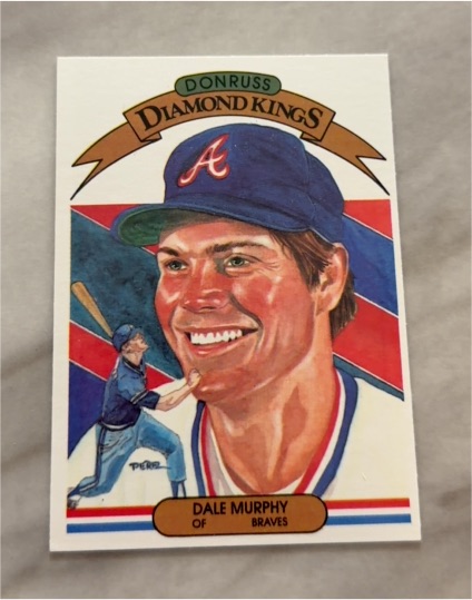 1983 Donruss #12 Dale Murphy Diamond Kings — front