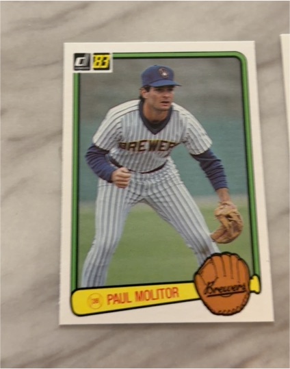 1983 Donruss #484 Paul Molitor — front