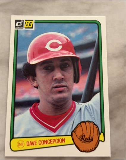 1983 Donruss #148 Dave Concepcion — front