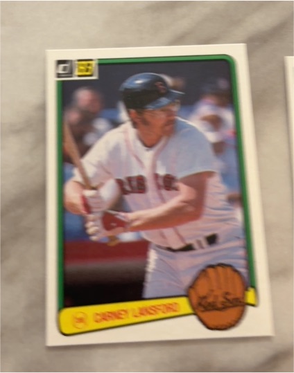 1983 Donruss #408 Carney Lansford — front