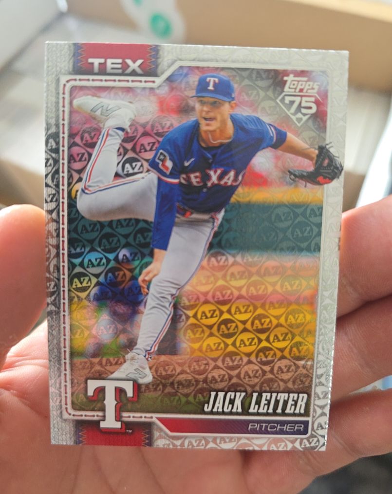 2026 Topps Series 1 #208 Jack Leiter — front