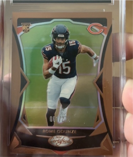 2024 Panini Certified Rookies #107 Rome Odunze — front
