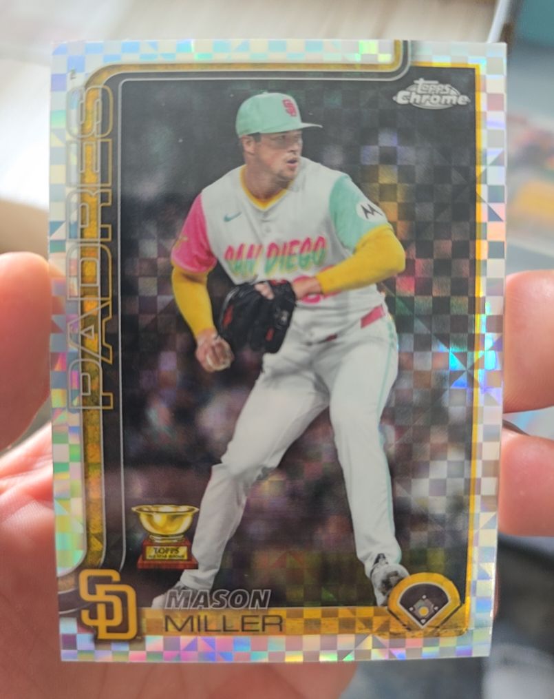 2025 Topps Chrome Update #USC195 Mason Miller — front