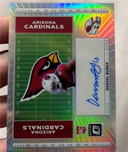 2025 Donruss Optic Hashmarks #HM-DB Denzel Burke — front
