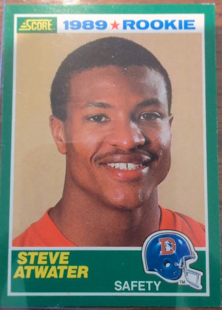 1989 Score #263 Steve Atwater Rookie — front