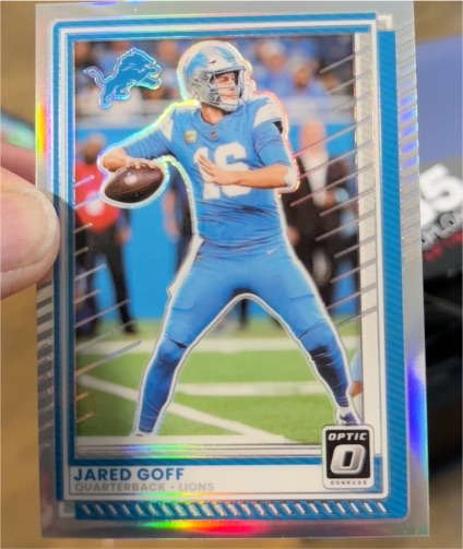 2025 Panini Donruss Optic #149 Jared Goff — front