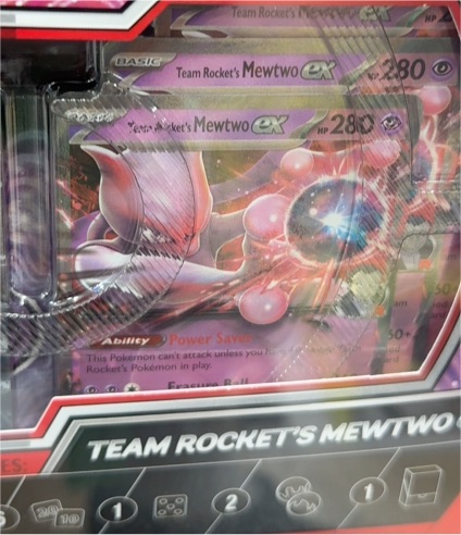 Team Rocket's Mewtwo ex League Battle Deck — front