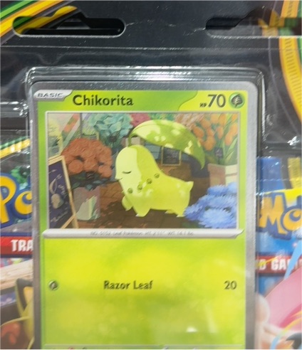 2016 Pokemon Mega Evolution #069 Chikorita — front