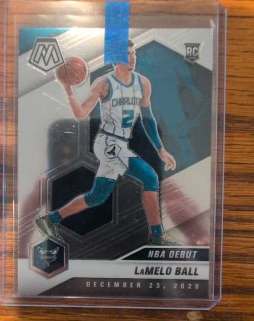 2020-21 Panini Mosaic #262 LaMelo Ball NBA Debut Rookie — front