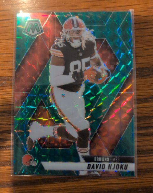 2025 Panini Mosaic #133 David Njoku — front