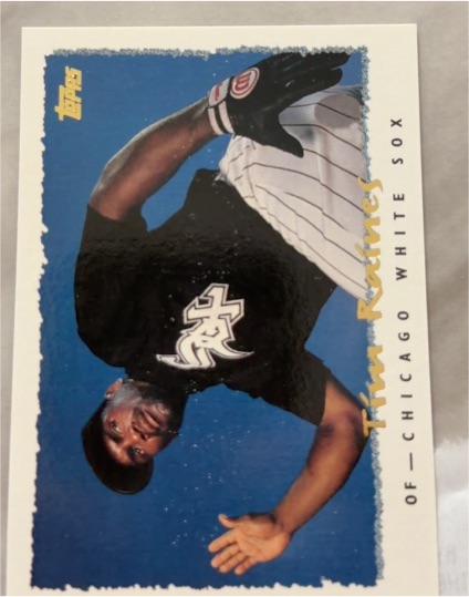 1995 Topps #77 Tim Raines — front