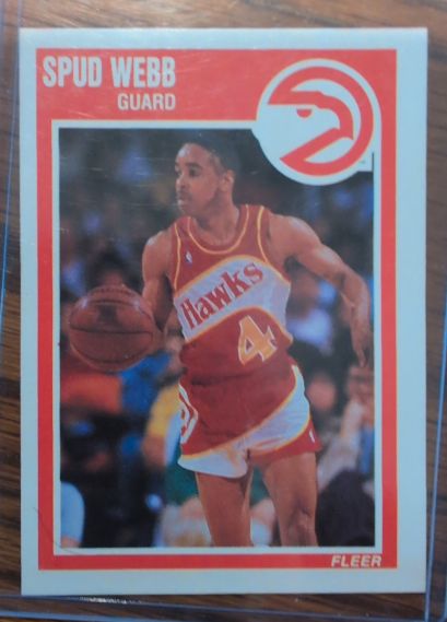 1989-90 Fleer #6 Spud Webb — front