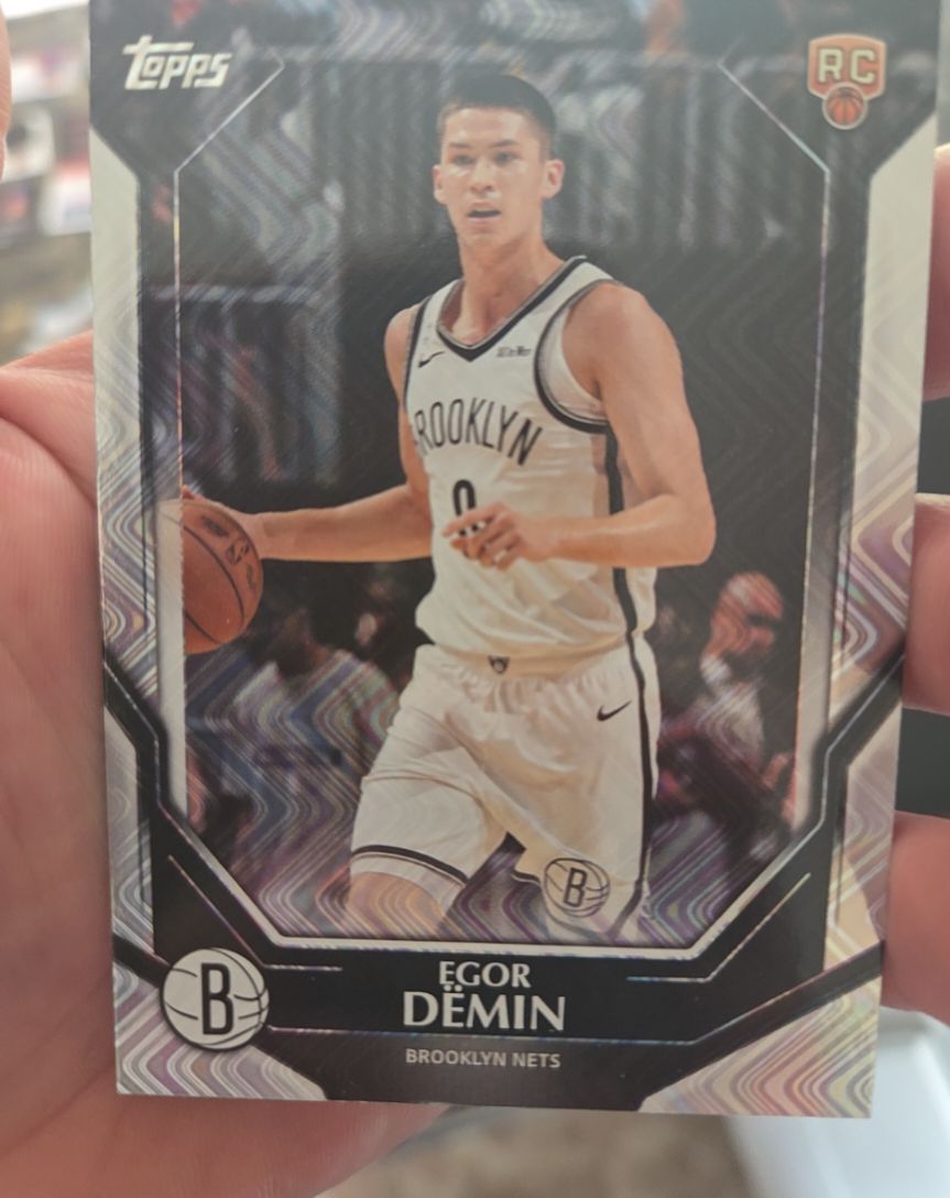 2026 Topps Collector Kit Exclusive #NBA-9 Egor Demin — front