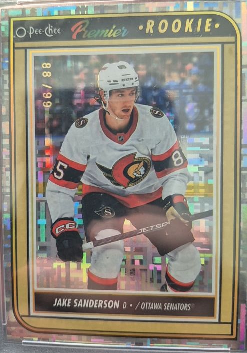 2022-23 O-Pee-Chee Premier #88 Jake Sanderson Rookie — front