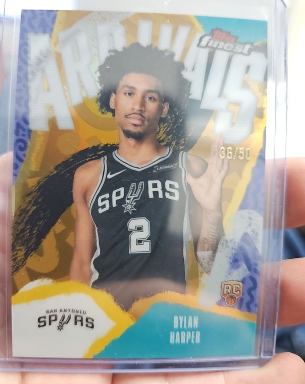 2025-26 Topps Finest Arrivals #A-2 Dylan Harper — front