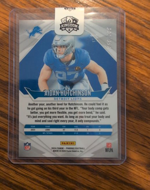 2022 Panini Absolute #INT-11 Aidan Hutchinson Detroit Lions Introductions — front