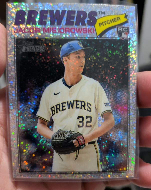 2026 Topps Heritage #144 Jacob Misiorowski — front