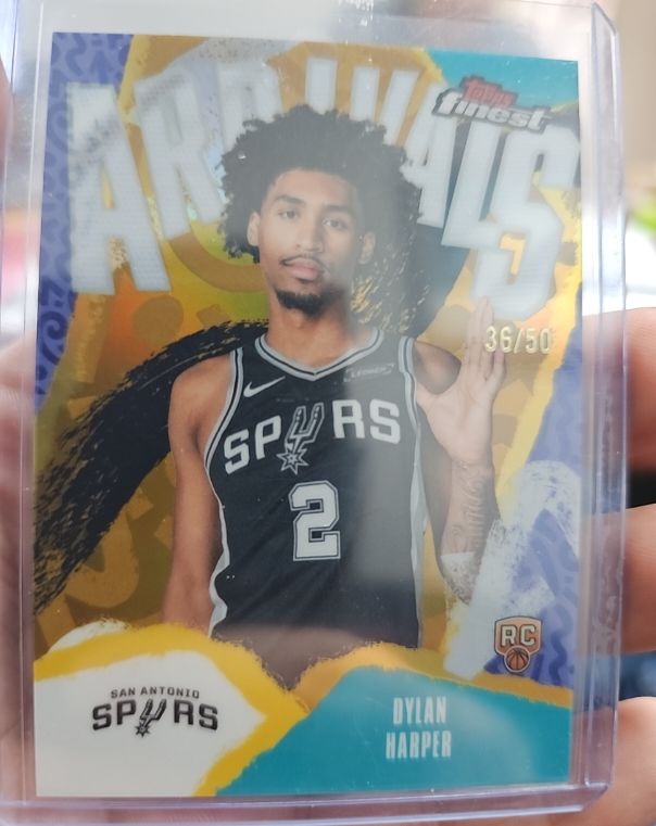 2025 Topps Finest Arrivals #A-2 Dylan Harper — front