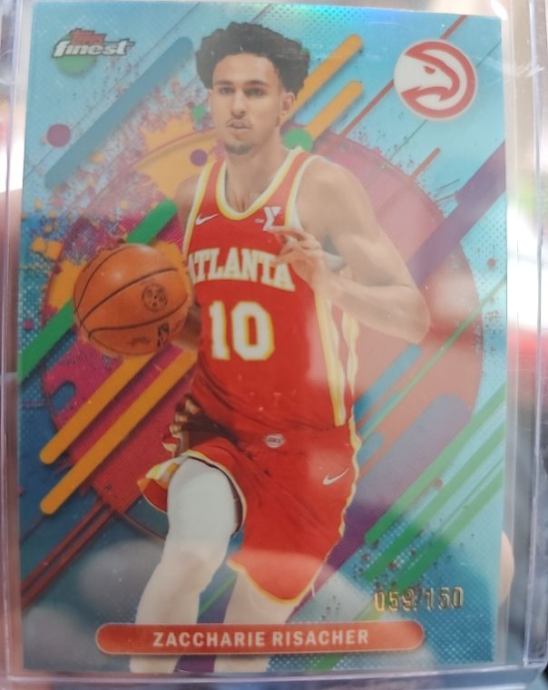 2026 Topps Finest #46 Zaccharie Risacher — front