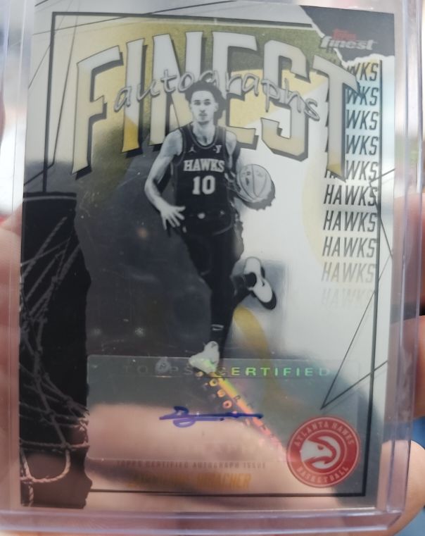 2025-26 Topps Finest #FAU-ZR Zaccharie Risacher — front