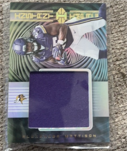 2019 Panini Illusions Instant Impact #IA-AM Alexander Mattison — front