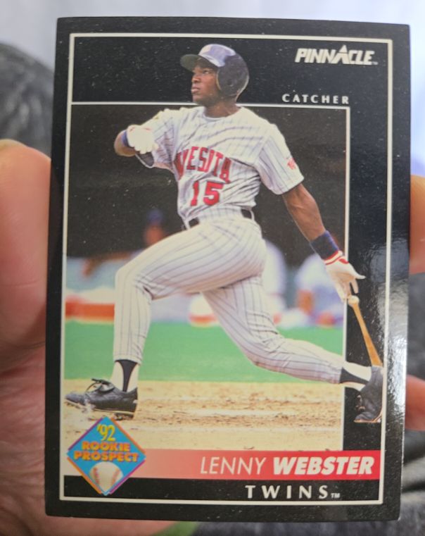 1992 Pinnacle #276 Lenny Webster — front