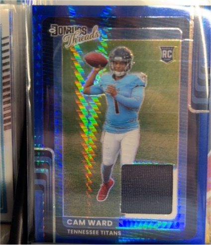 2025 Panini Donruss Optic Threads #DTBH-CWD Cam Ward — front