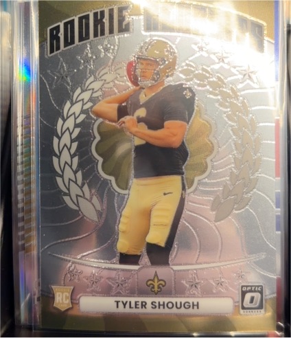 2025 Panini Donruss Optic #14 Tyler Shough Rookie Recruits — front