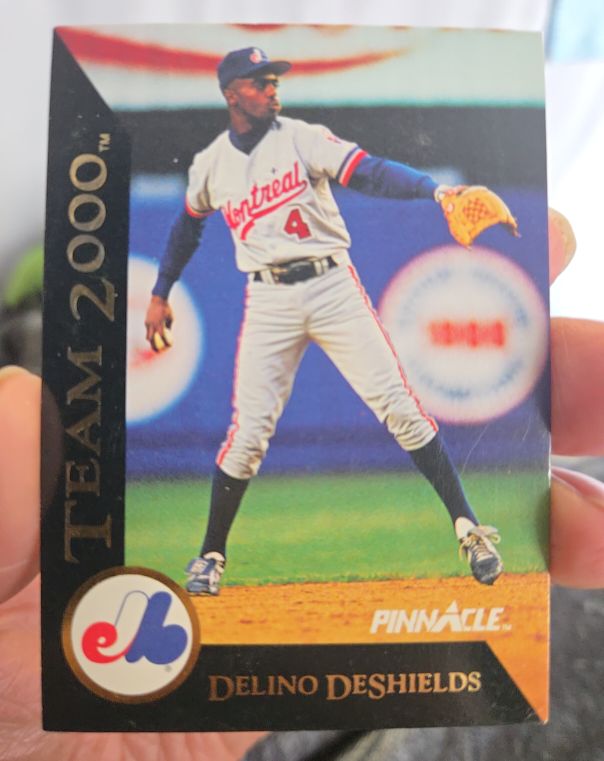 1992 Pinnacle Team 2000 #22 Delino DeShields — front